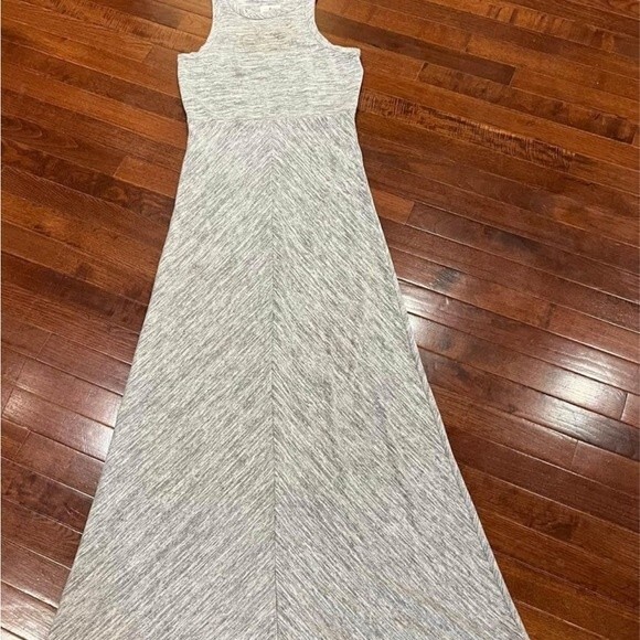 Loft Lou & Grey space dye heather gray maxi dress size XS - Picture 3 of 6